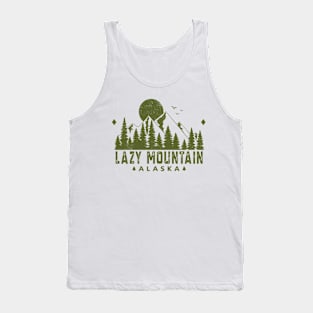 Lazy Mountain Alaska Mountain Souvenir Tank Top